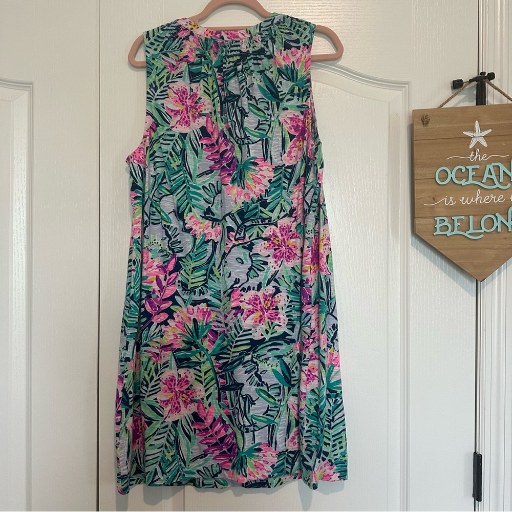 Lilly Pulitzer Essie Dress in Salthouse Soirée Sz XL EUC